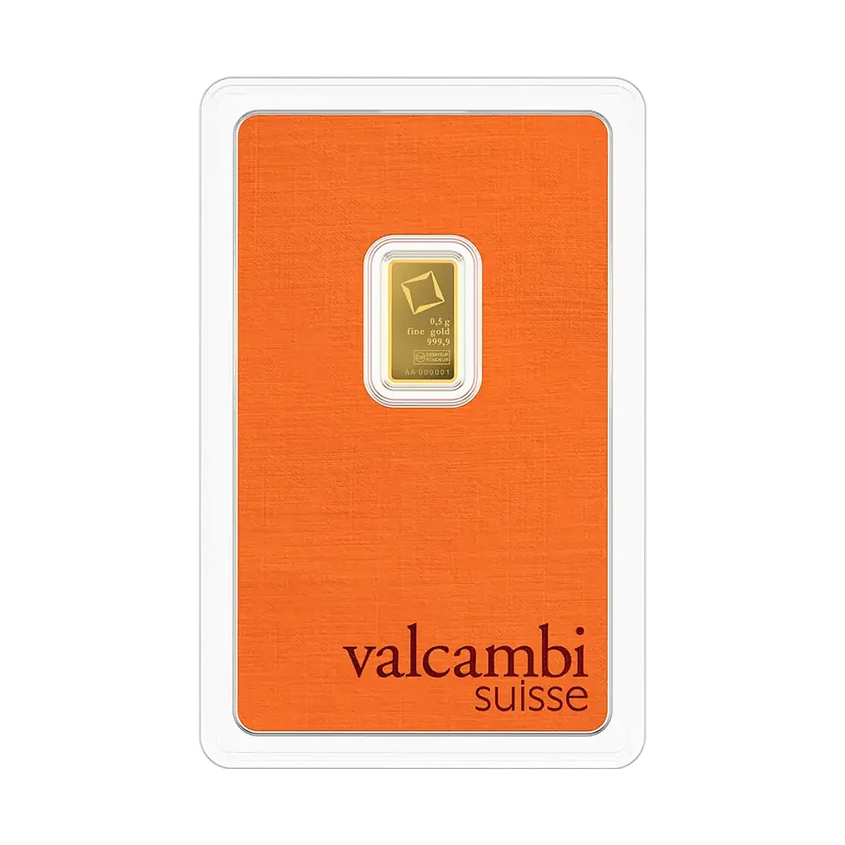 0.5g Valcambi Gold Bar
