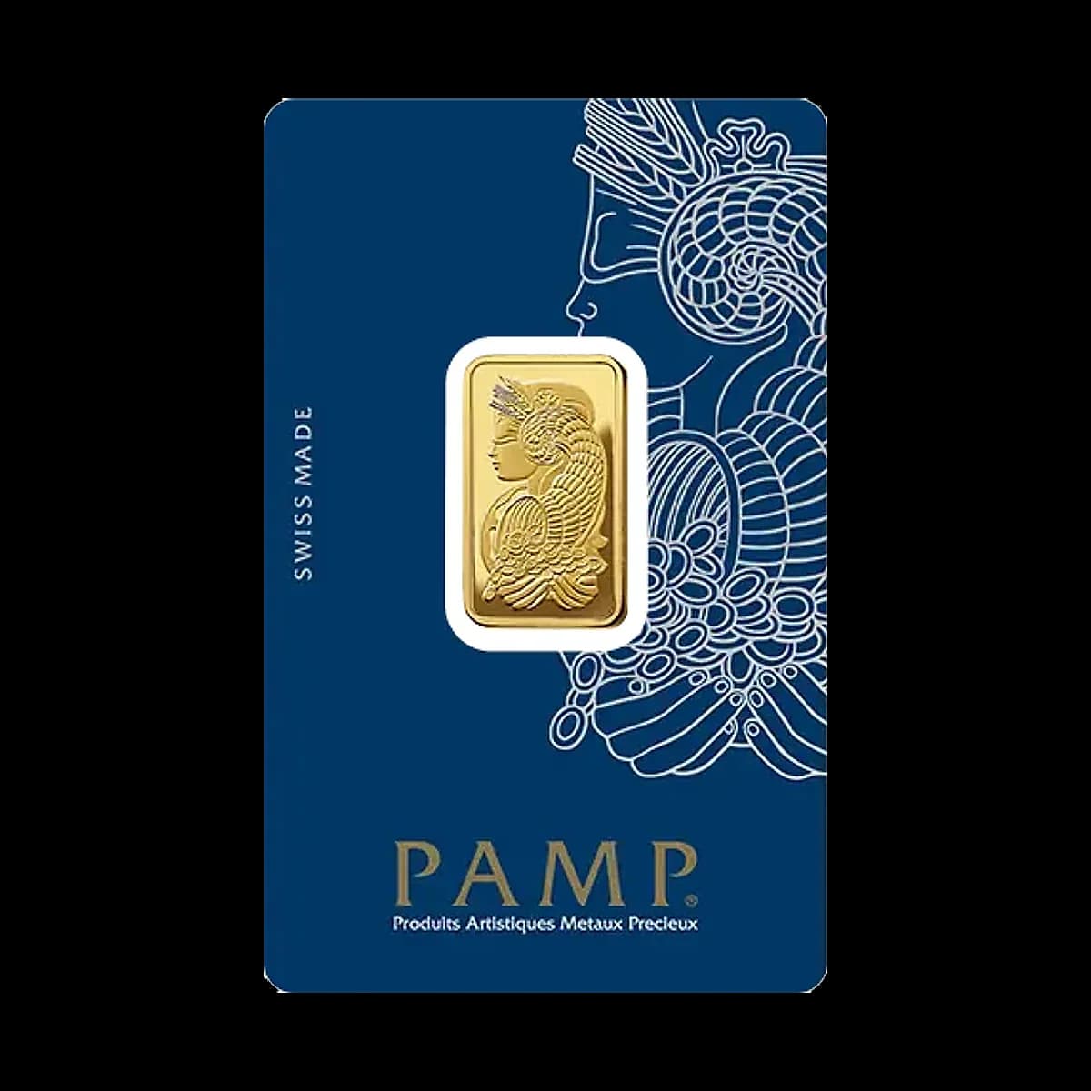 10 gram PAMP Suisse Lady Fortuna Gold Minted Bar