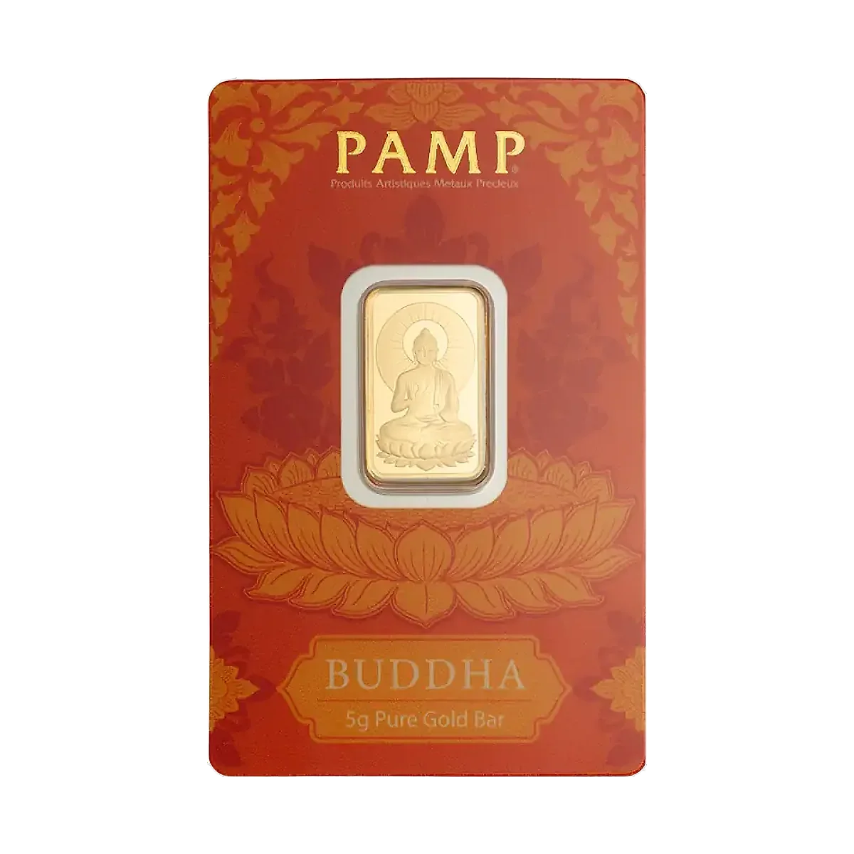5 gram PAMP Suisse Buddha Gold Minted Bar