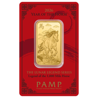 1 ounce PAMP Lunar Legend Series - Year of the Horse