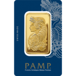 50 grams PAMP Suisse Gold bar