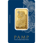 1 ounce PAMP Suisse Gold bar