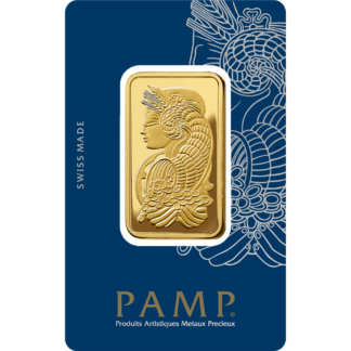 1 ounce PAMP Suisse Gold bar