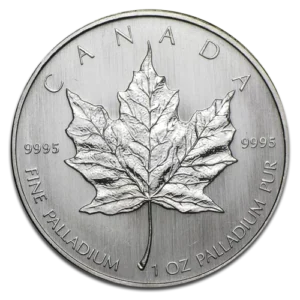 1 oz Silver Coin - Canadian Maple Leaf (Various Years)