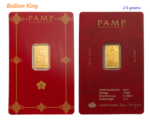2.5 gram PAMP Suisse Lucky Cat Gold Minted Bar