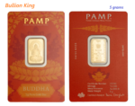 5 gram PAMP Suisse Buddha Gold Minted Bar